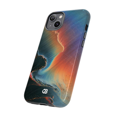 Prismatic Aura Shift · Tough Phone Case for iPhone · Blue