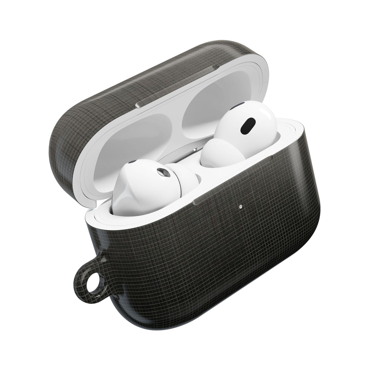 Monochrome Metric Grid · Hard Case for AirPods & AirPods Pro · Black