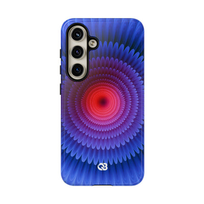 Radial Spectrum Bloom · Tough Phone Case for Samsung · Blue