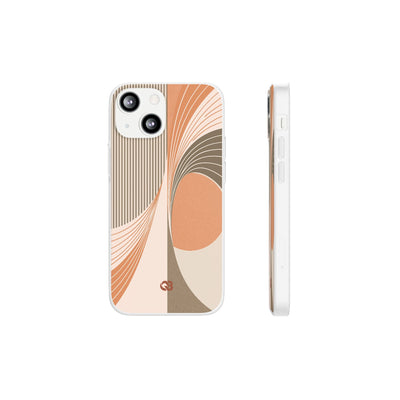 Terracotta Meridian · Lite Phone Case for iPhone ·  Orange