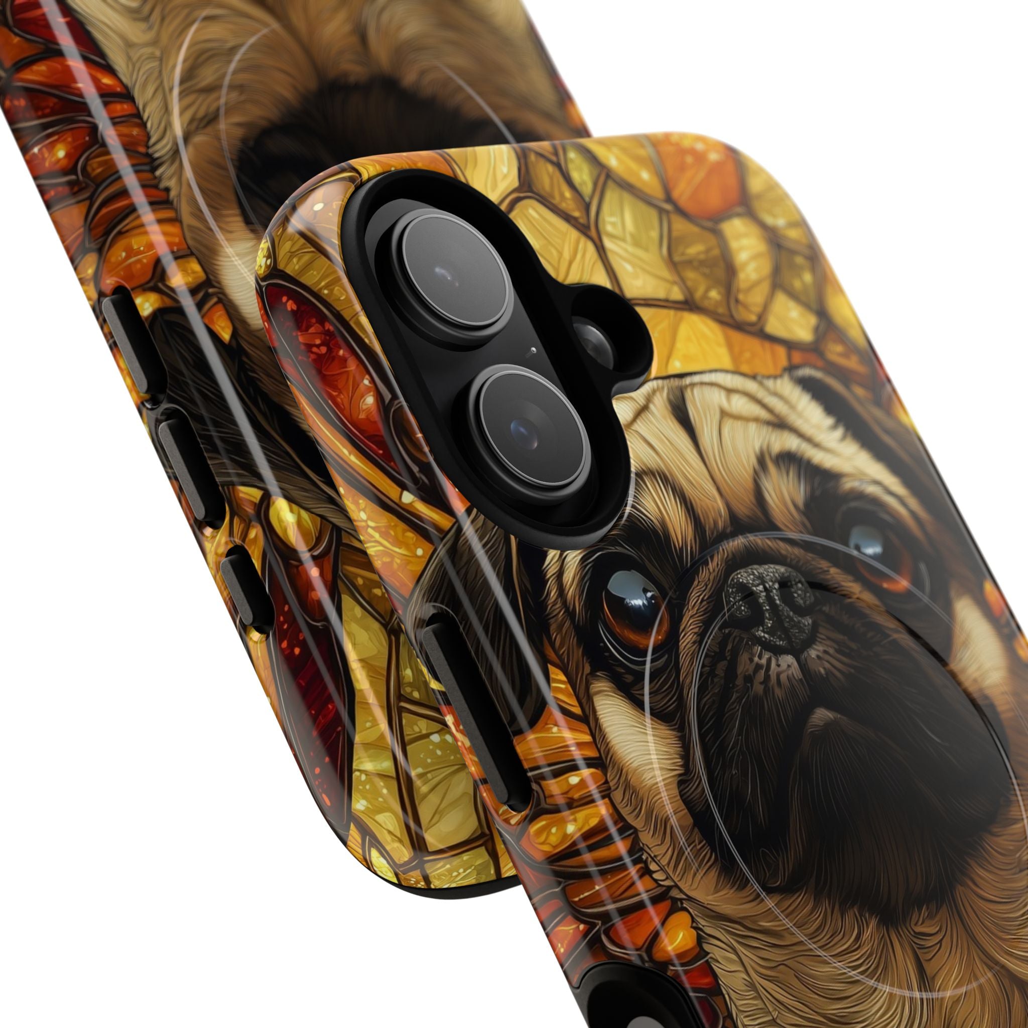 Amber Pug Divinità · Tough+ Custodia per iPhone · Magsafe