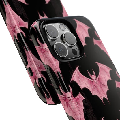 Pink Batwave iPhone 16 Pro Max Case - Tough
