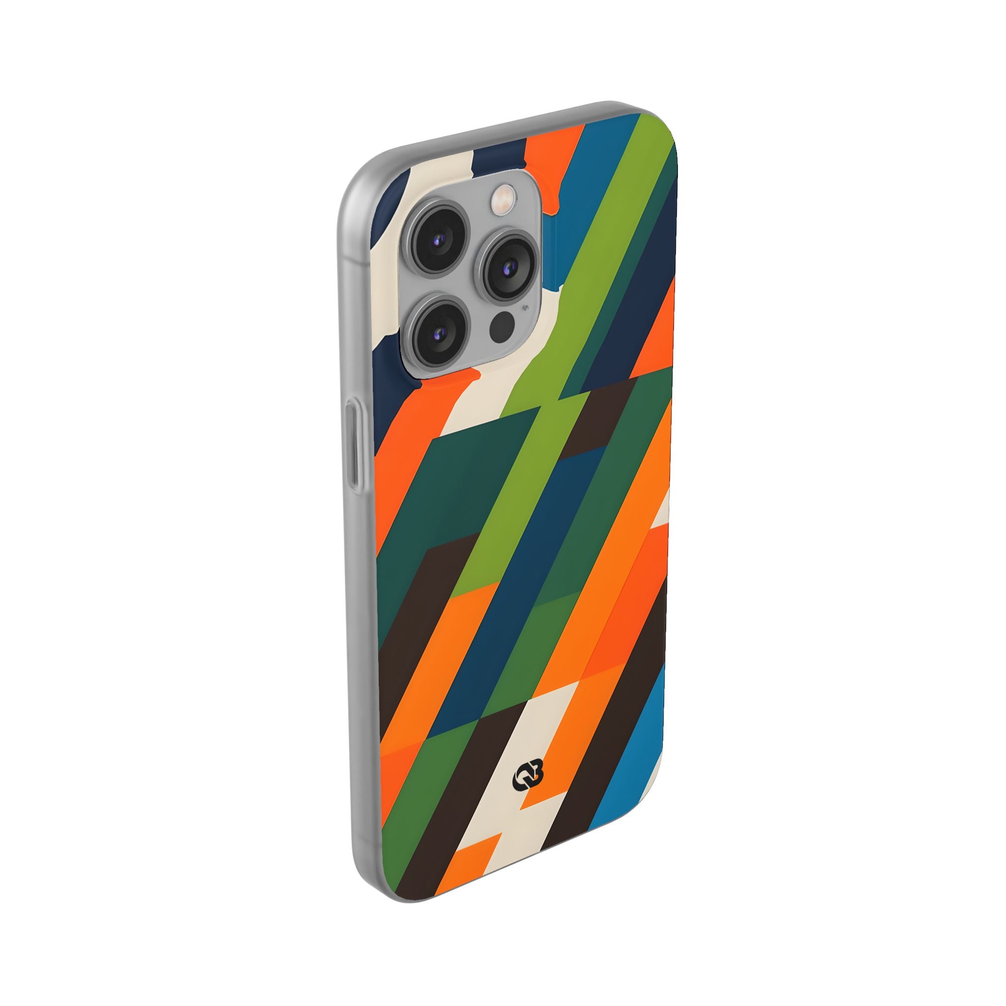 Angled Retro Mosaic · Soft Handyhülle für iPhone