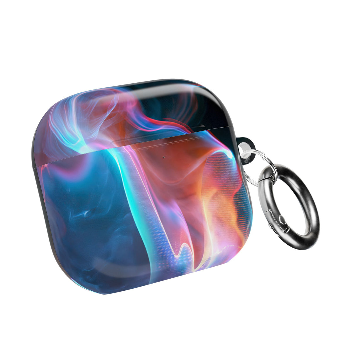 Neon Waveform · Hard Case for AirPods & AirPods Pro · Black