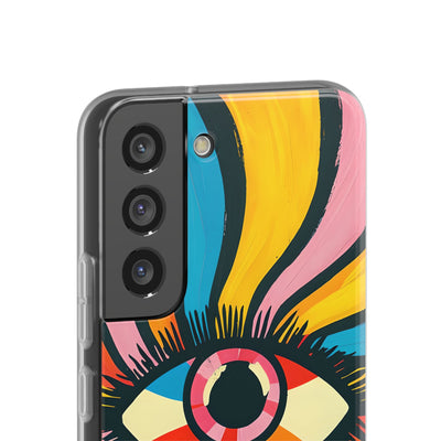 Vivid Gaze Burst · Soft Handyhülle für Samsung