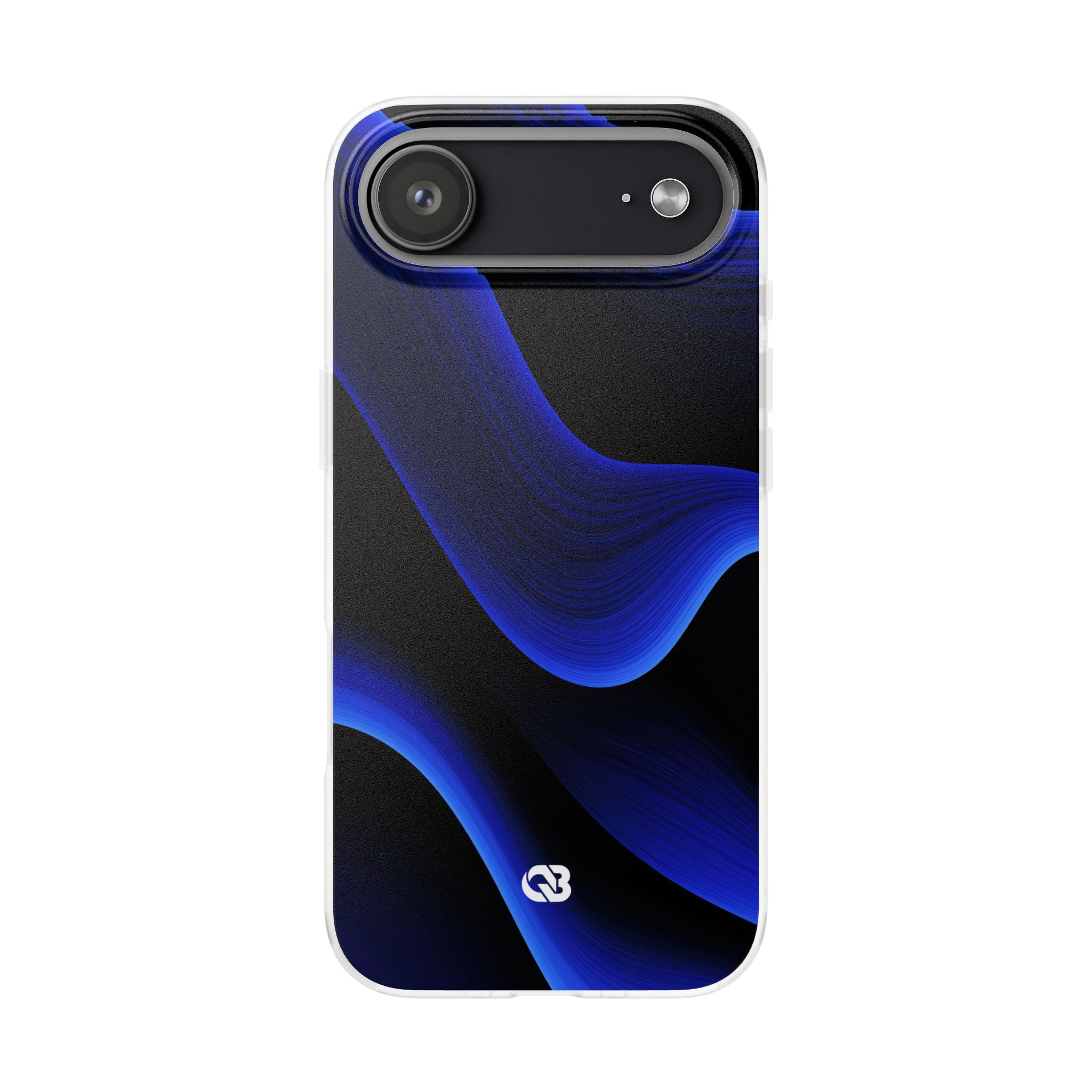 Blue Lite Phone Case for iPhone - Electric Cobalt Flow