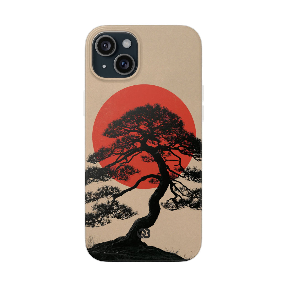 Crimson Pine Solitude · Lite Phone Case for iPhone ·  Beige