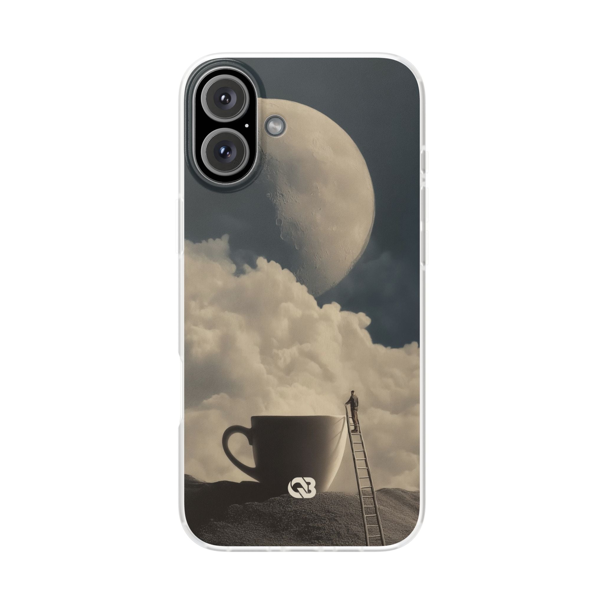 Midnight Brew Moon · Soft Mobilskal för iPhone