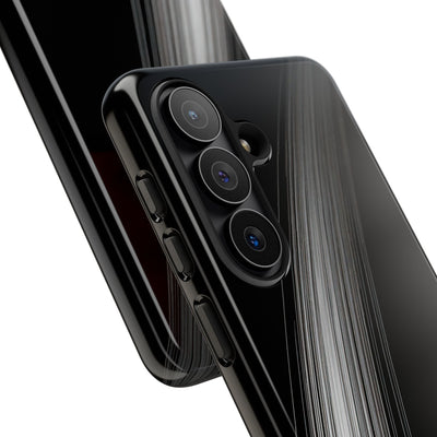 Black Tough Phone Case for Samsung - Linear Velocity Beam