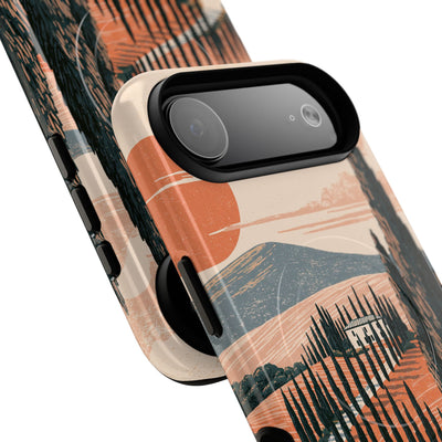 Orange Tough 2.0 Magsafe Phone Case for iPhone - Terracotta Ridge Trail