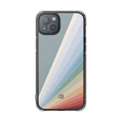 Green Impact MagSafe Phone Case for iPhone - Sage Prism Beam