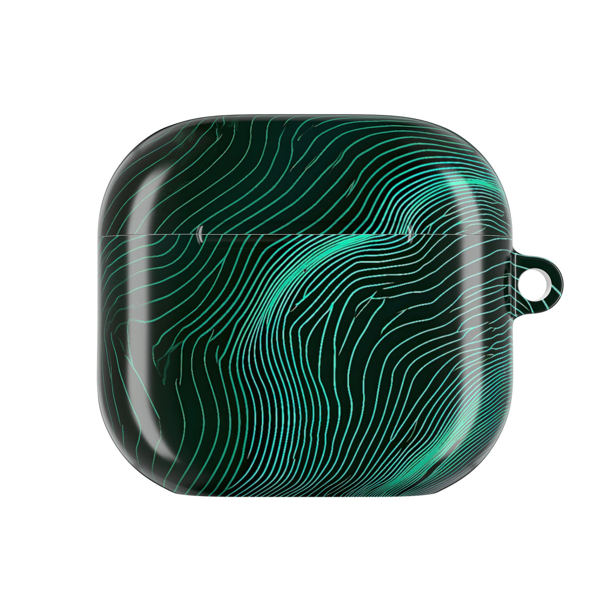 Emerald Topo Ridge · Hard Case for AirPods & AirPods Pro · Green
