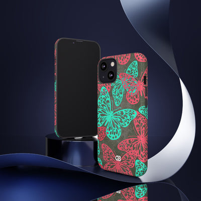 Electric Papillon · Tough Phone Case for iPhone · Pink