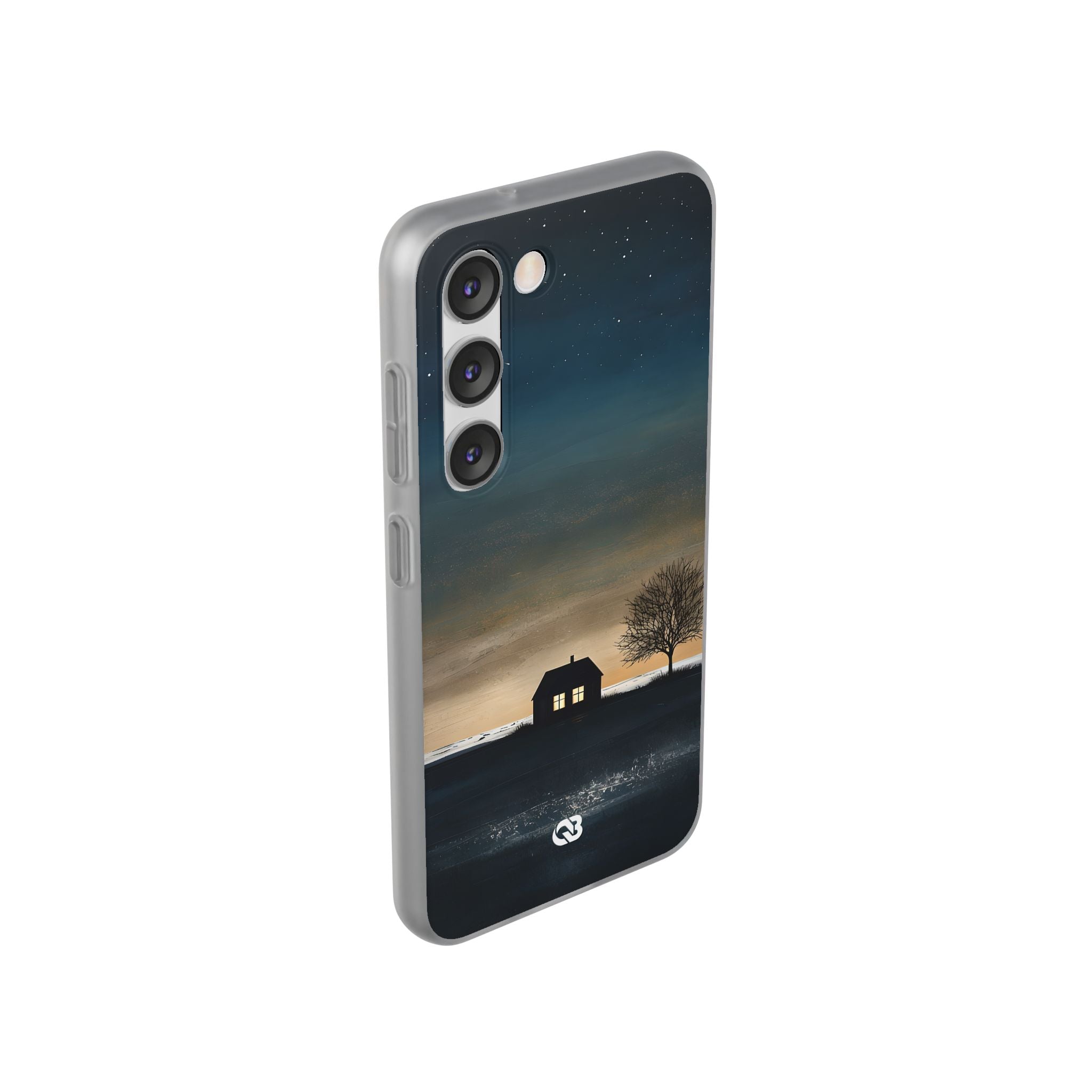 Midnight Cabin Glow · Soft Phone Case for Samsung