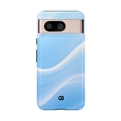 Blue Tough Phone Case for Google Pixel - Glacial Blue Silk