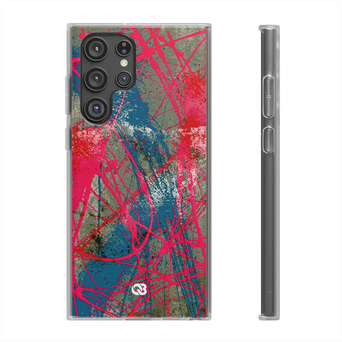 Neon Static Drip · Lite Phone Case for Samsung · Pink