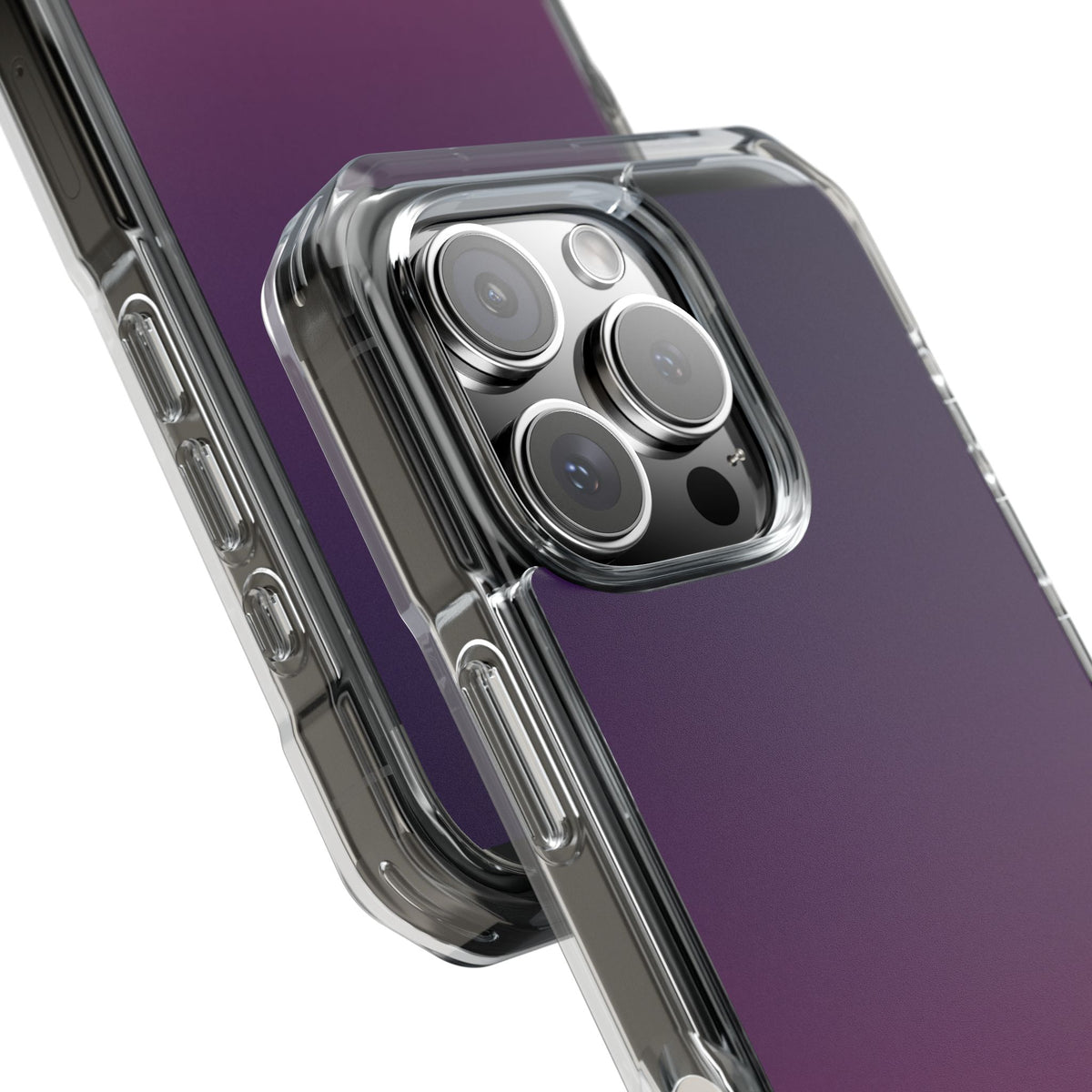 Velvet Dusk · Clear Impact Magnetic Phone Case for iPhone · Purple