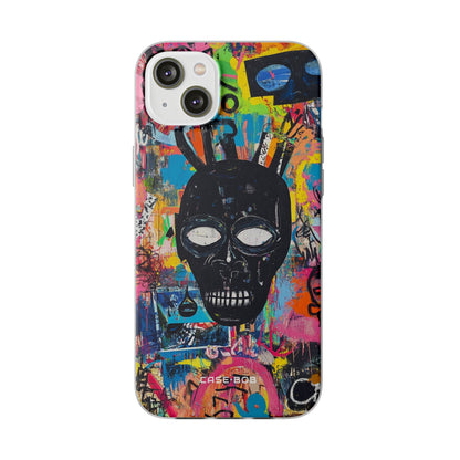 Skull Vortex iPhone 14 Plus Case - Soft