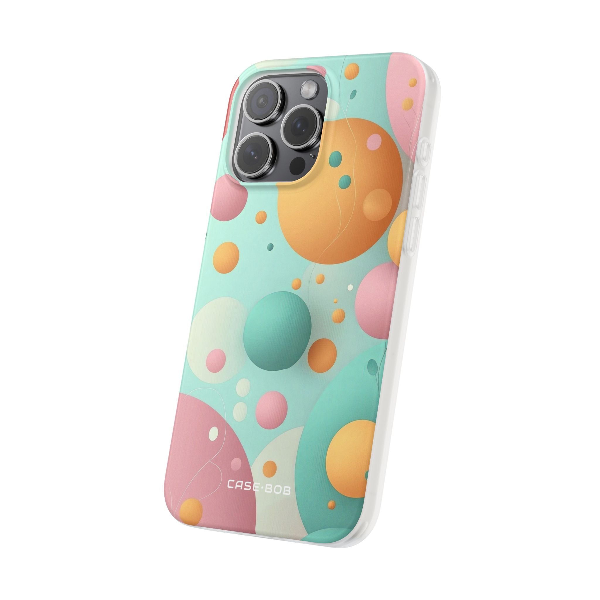 Pastel Circles iPhone 15 Pro Max Cover - Soft
