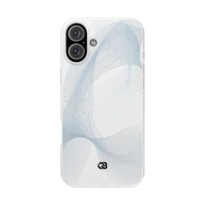 White Lite Phone Case for iPhone - Arctic Line Current
