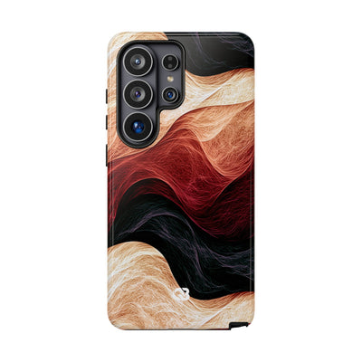 Ember Wave Dispersion · Tough Phone Case for Samsung · Red