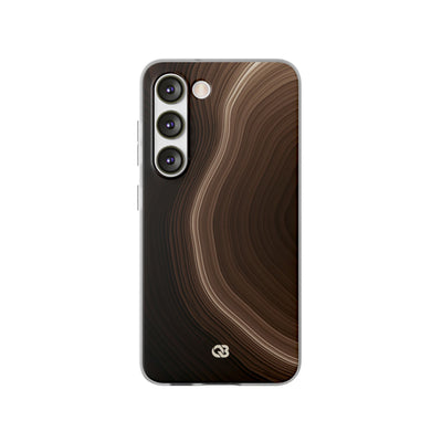 Umber Strata · Lite Phone Case for Samsung · Brown