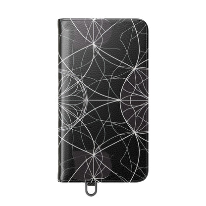 Witte Mandala Stralings - Samsung S24 Case - Portemonnee