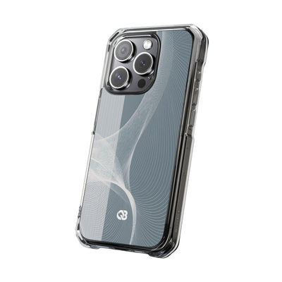 Grey Impact MagSafe Phone Case for iPhone - Slate Mesh Horizon