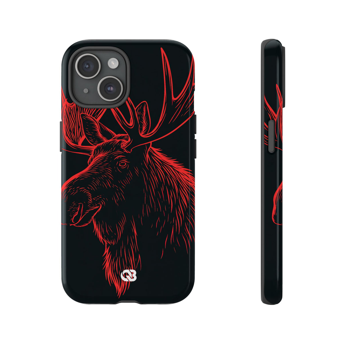 Nordic Elk · Tough Phone Case for iPhone · Black