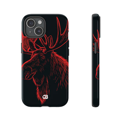 Nordic Elk · Tough Phone Case for iPhone · Black