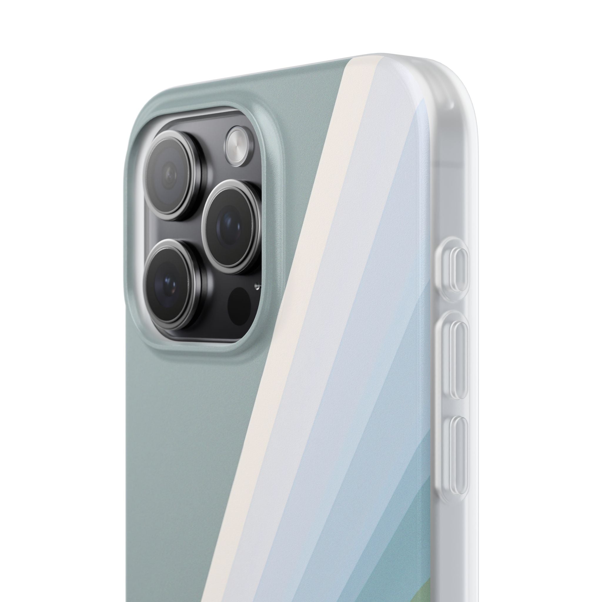 Green Lite Phone Case for iPhone - Sage Prism Beam