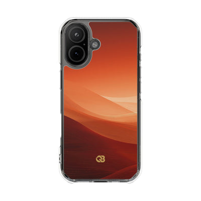 Orange Impact MagSafe Phone Case for iPhone - Crimson Dune Gradient