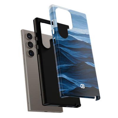Blue Tough Phone Case for Samsung - Cobalt Ridge Tides