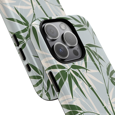 Green Tough 2.0 Magsafe Phone Case for iPhone - Kyoto Bamboo Canopy