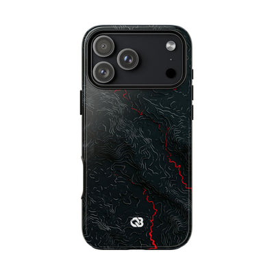 Crimson Rift · Tough Phone Case for iPhone · Black