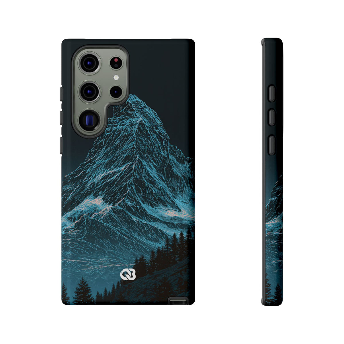 Glacial Alpine Peak · Tough Phone Case for Samsung · Blue
