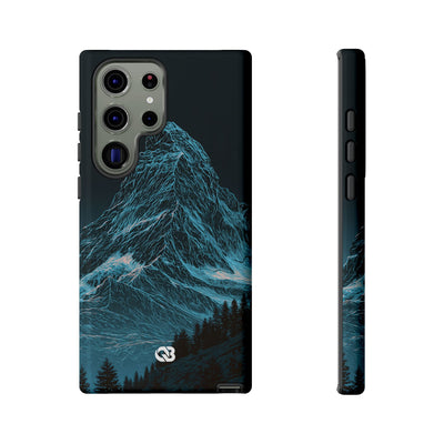 Glacial Alpine Peak · Tough Phone Case for Samsung · Blue