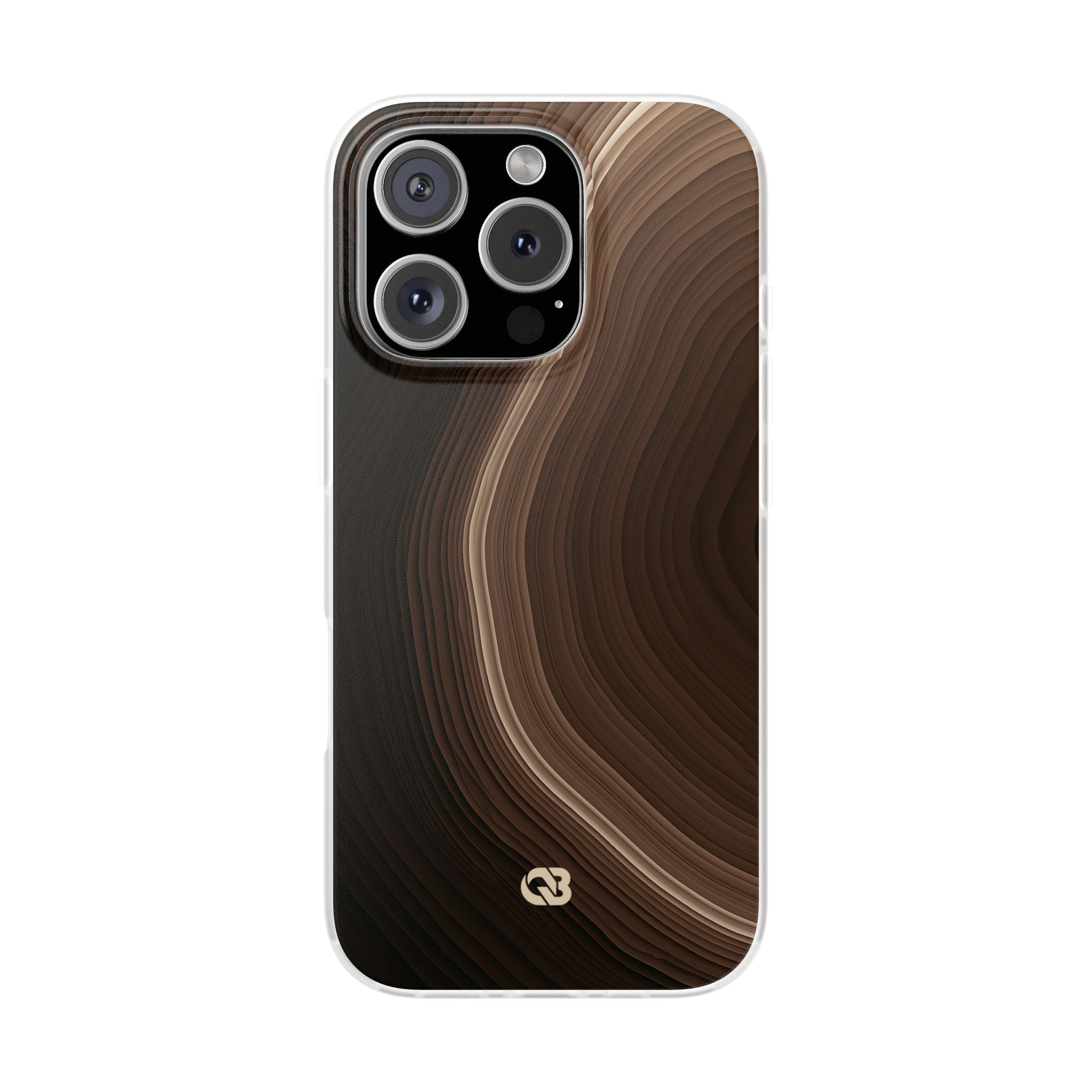Brown Lite Phone Case for iPhone - Bronzed Canyon Relief