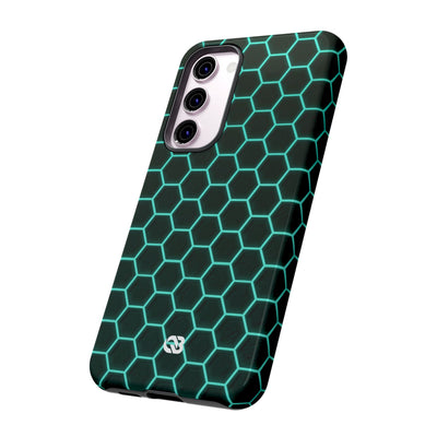 Neon Hex Spectrum · Tough Phone Case for Samsung · Teal