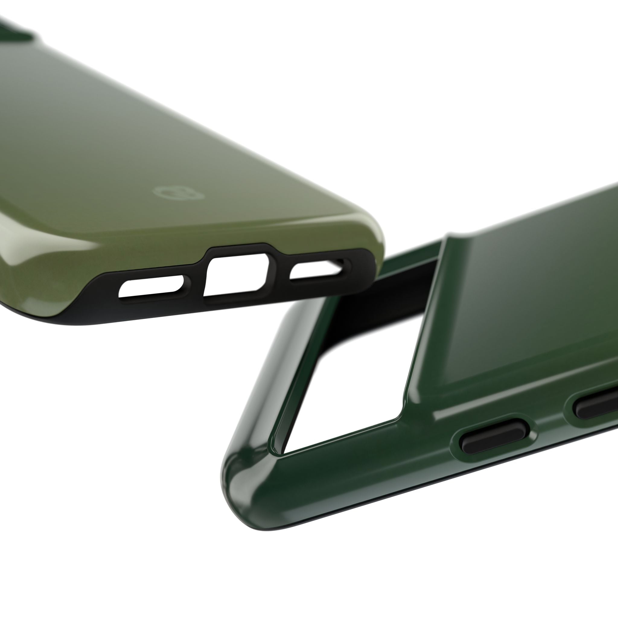 Green Tough Phone Case for Google Pixel - Shadow Moss Grain