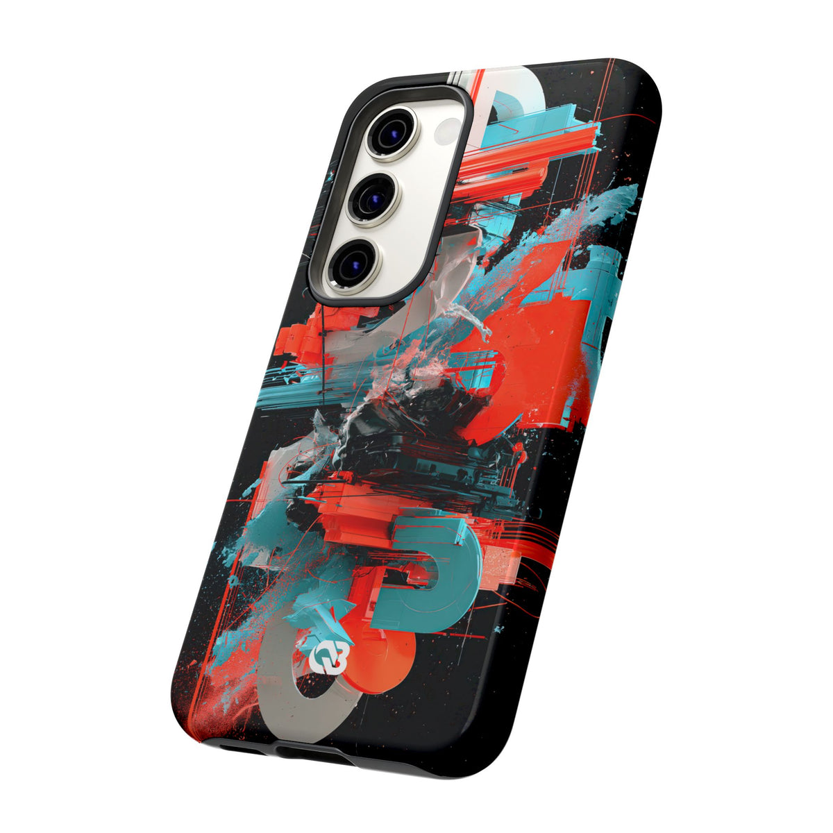 Fragmented Cyber Core · Tough Phone Case for Samsung · Black