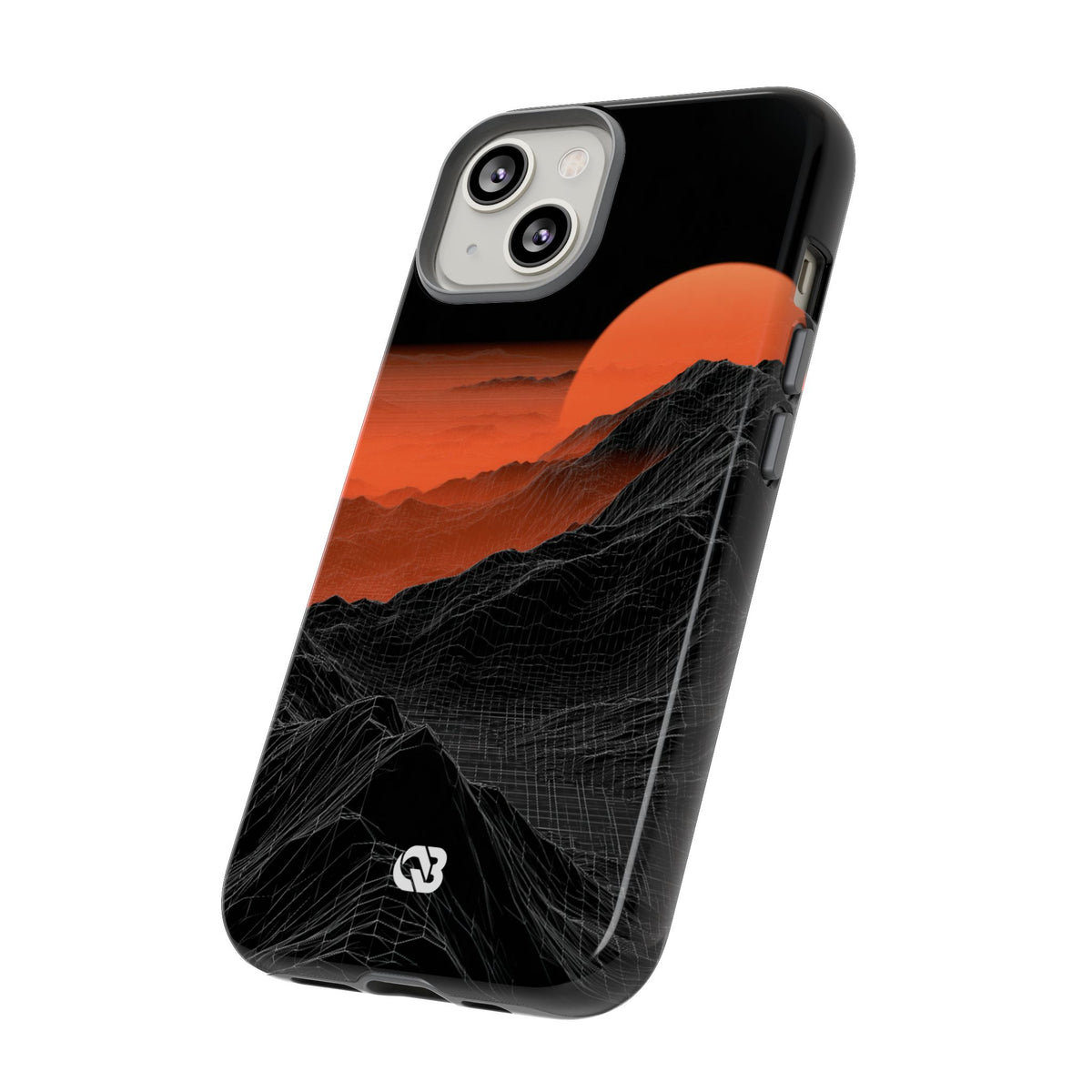 Solar Ridge Mesh · Tough Phone Case for iPhone · Black