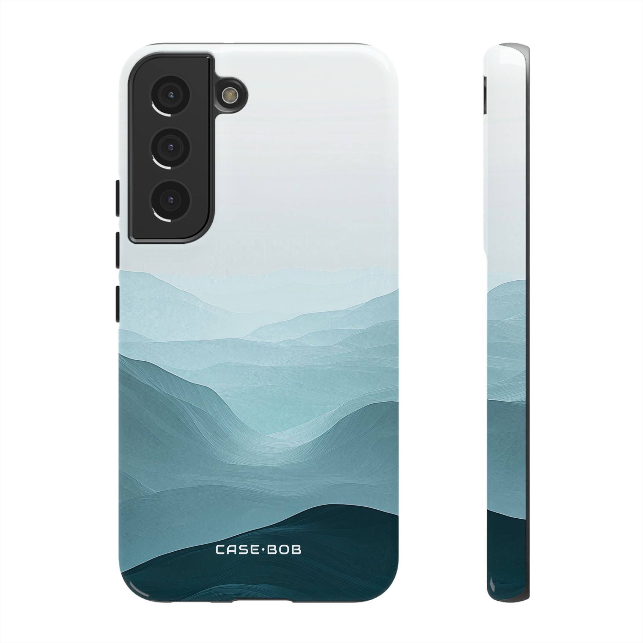 Teal Mist Mountains Samsung S22 Case - Tough