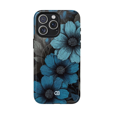 Obsidian Blue Petals · Tough+ Phone Case for iPhone · Magsafe