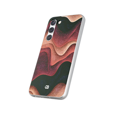 Rose Contour Waves · Lite Phone Case for Samsung · Pink