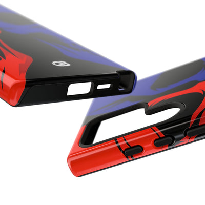 Crimson Cobalt Skulls · Tough Coque de téléphone pour Samsung