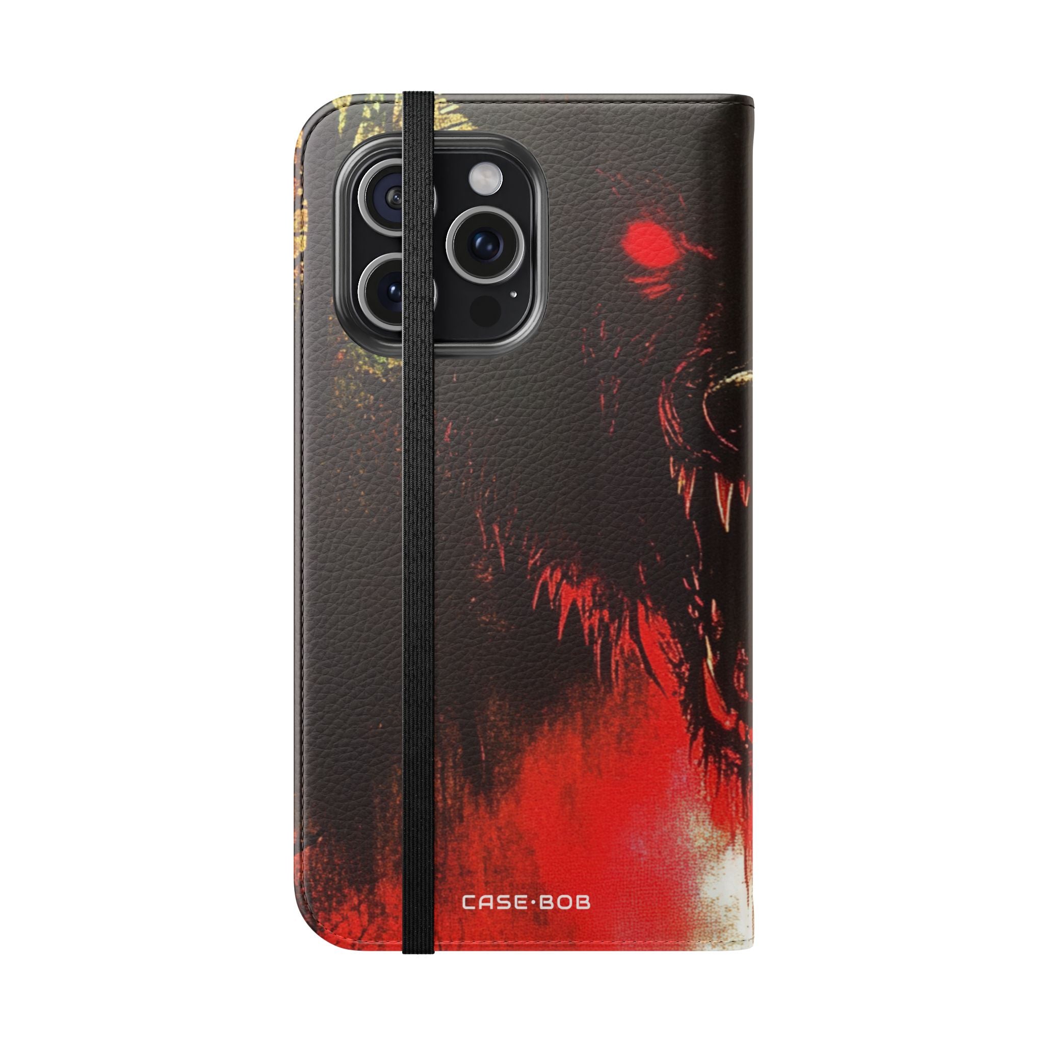 Wolf Moon Glare - iPhone 15 Pro Max Case - Wallet