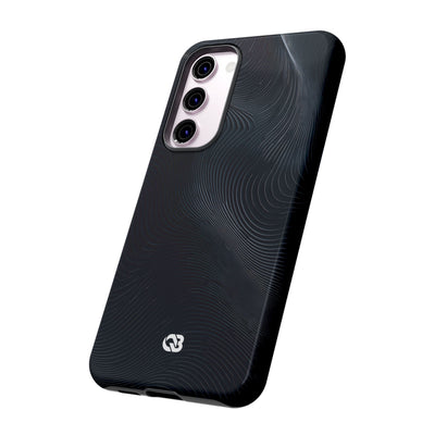 Black Tough Phone Case for Samsung - Obsidian Ridge Flux