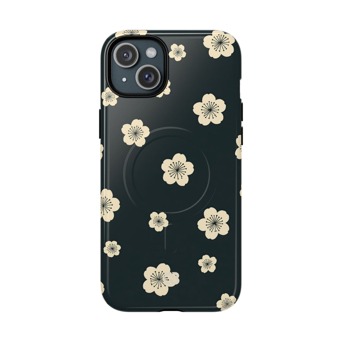 Midnight Sakura Bloom · Tough 2.0 Magnetic Phone Case for iPhone · Black