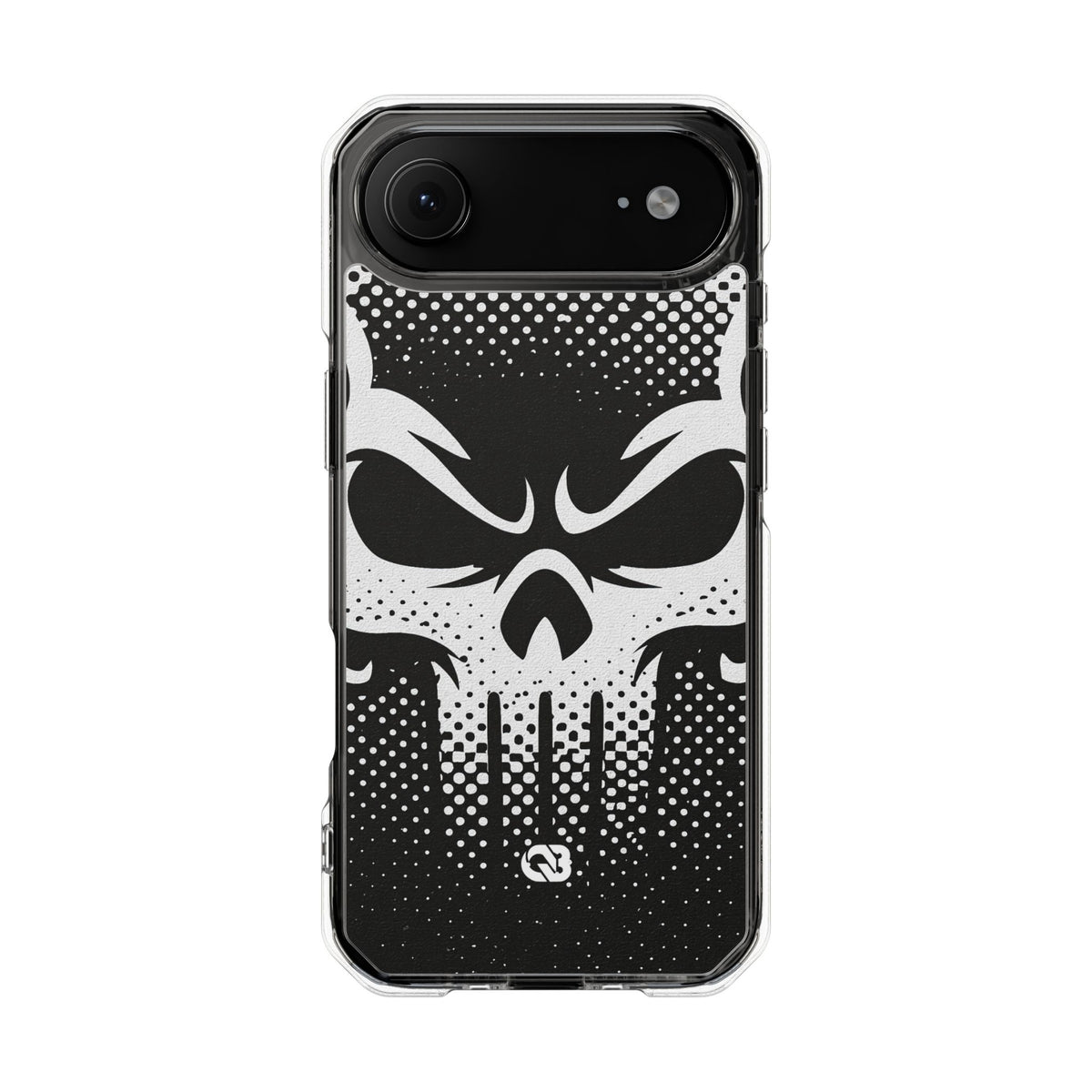 Phantom Halftone · Clear Impact Magnetic Phone Case for iPhone ·  Black